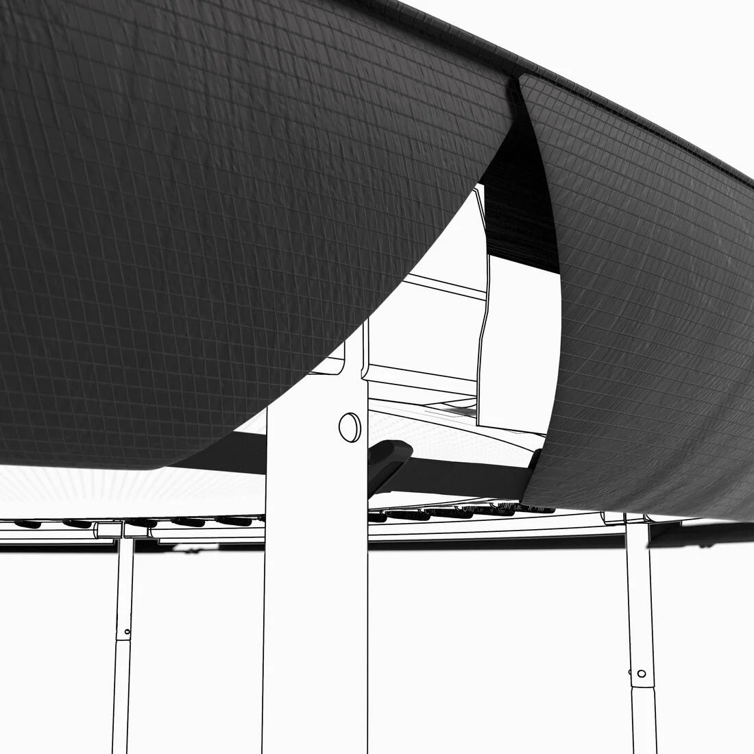 Bâche de protection pour trampoline 240 - Image 4