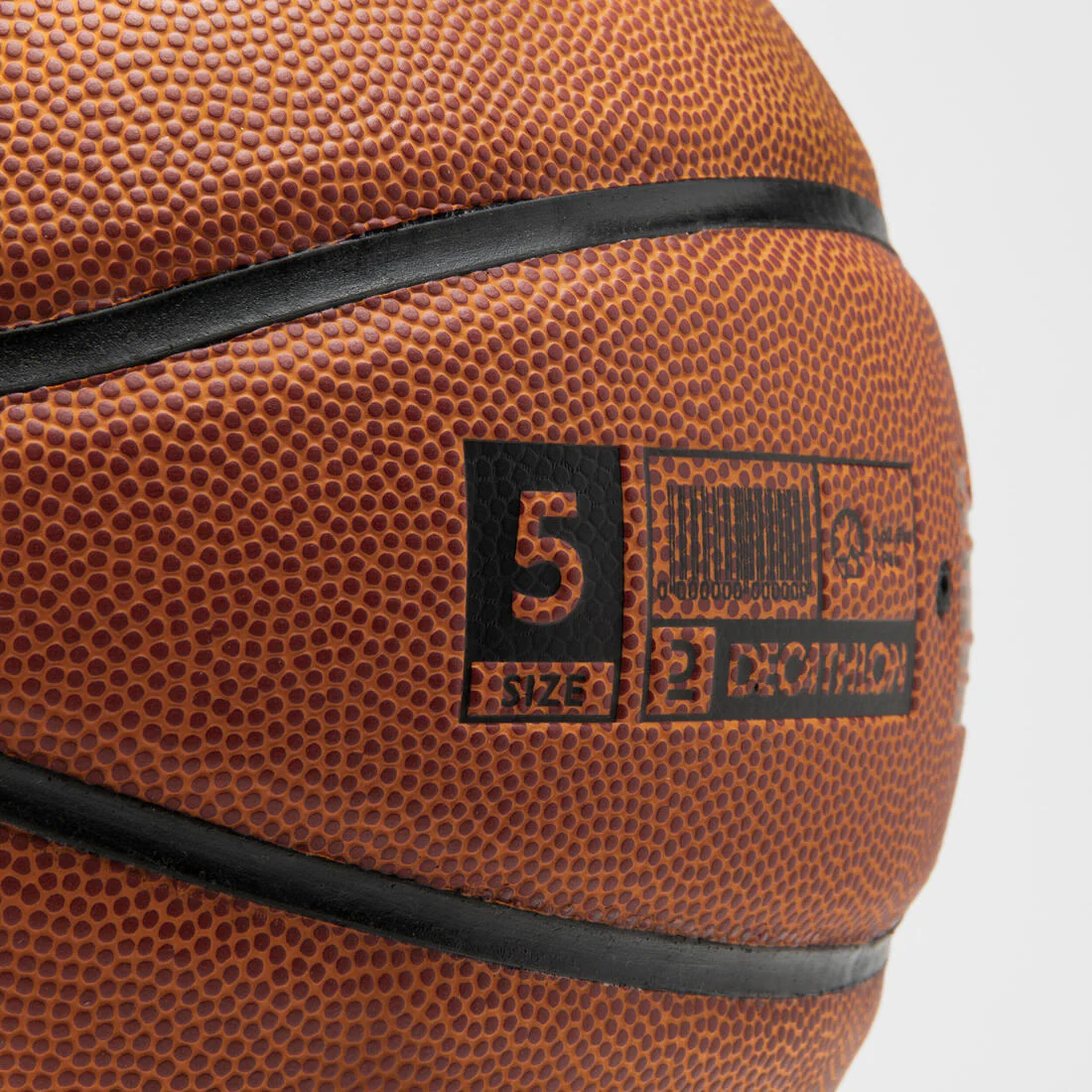 Ballon de basketball taille 5 - CONTROL CLUB BT100 marron - Image 11