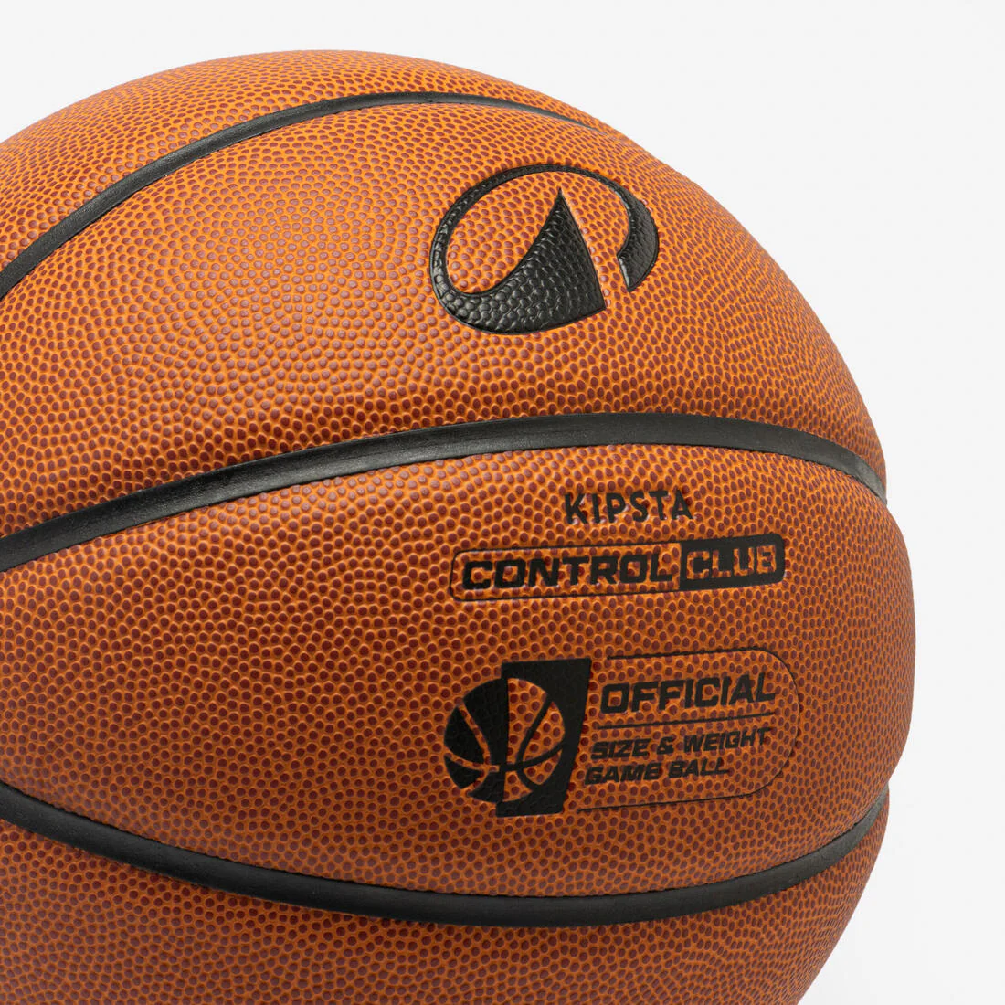 Ballon de basketball taille 5 - CONTROL CLUB BT100 marron - Image 3