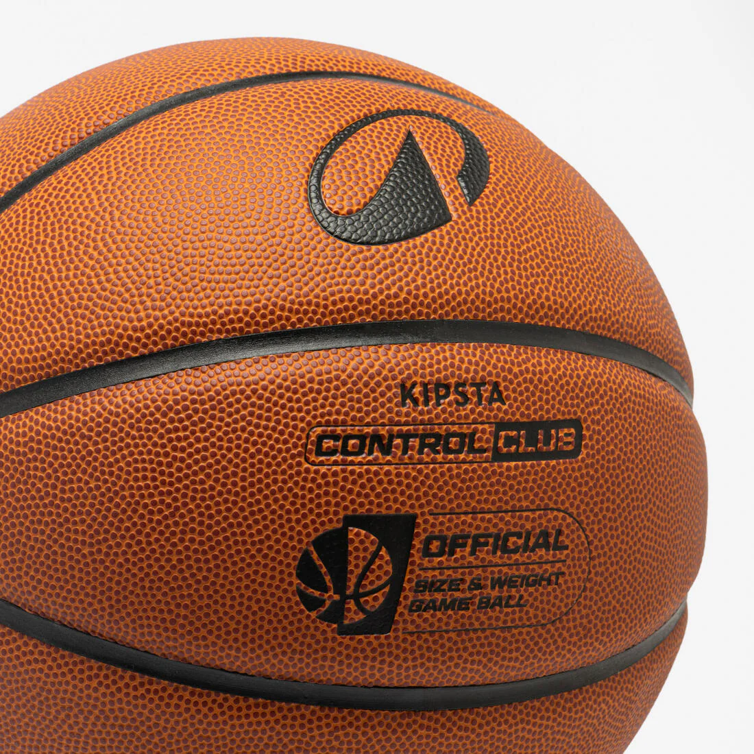 Ballon de basketball taille 6 - CONTROL CLUB BT100 marron - Image 3