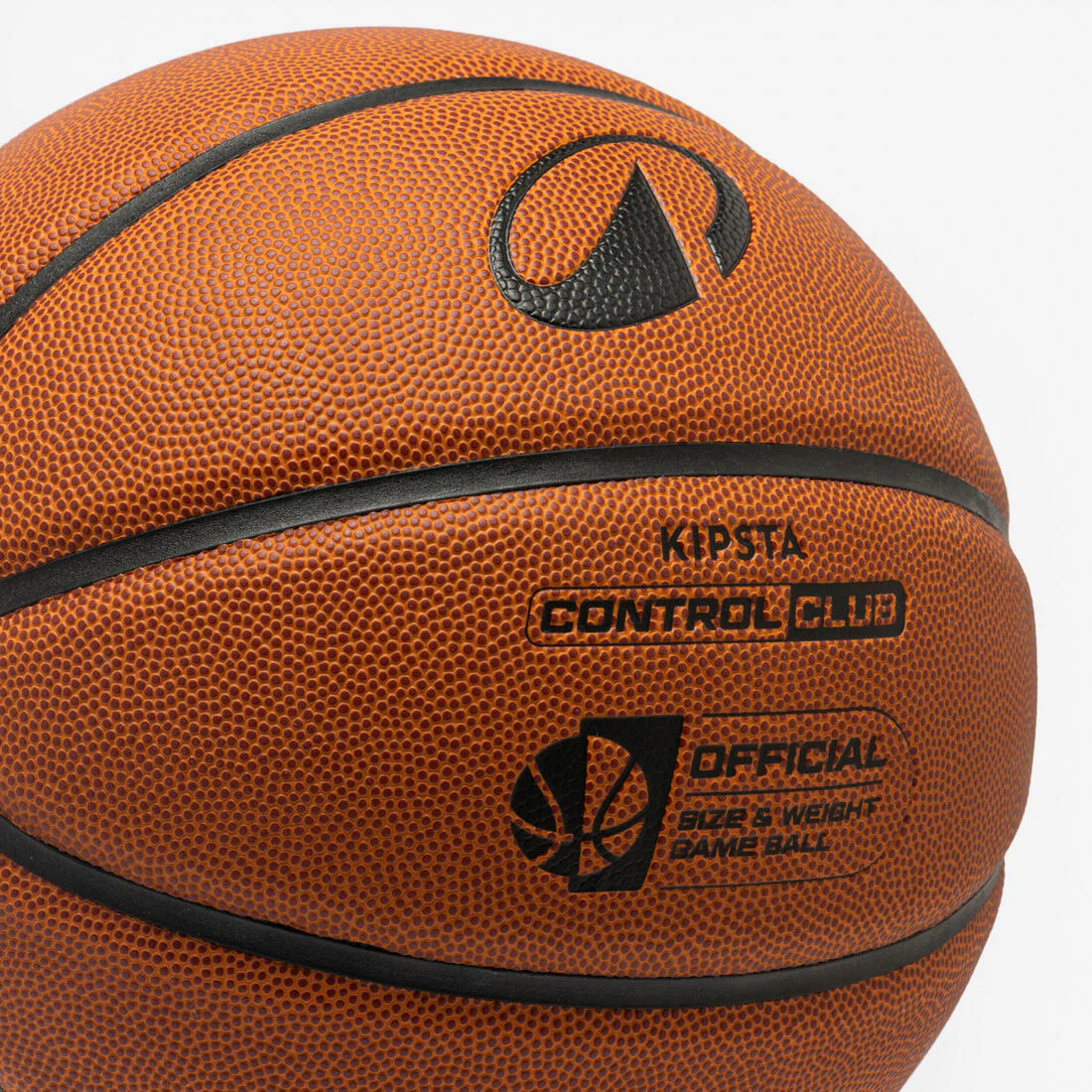 Ballon de basketball taille 7 - CONTROL CLUB BT100 marron - Image 3