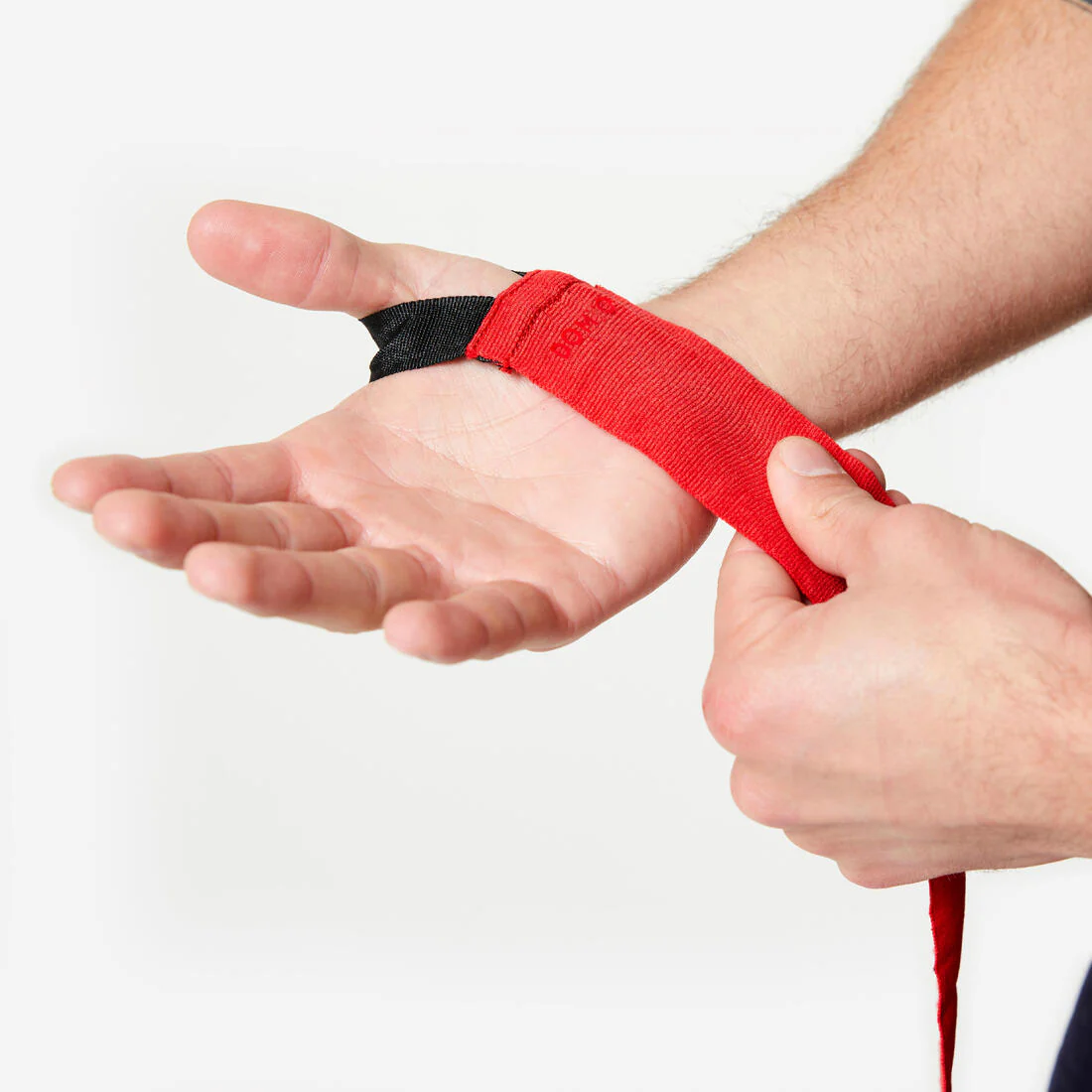 Bandes de boxe 2,5m rouges - Image 3