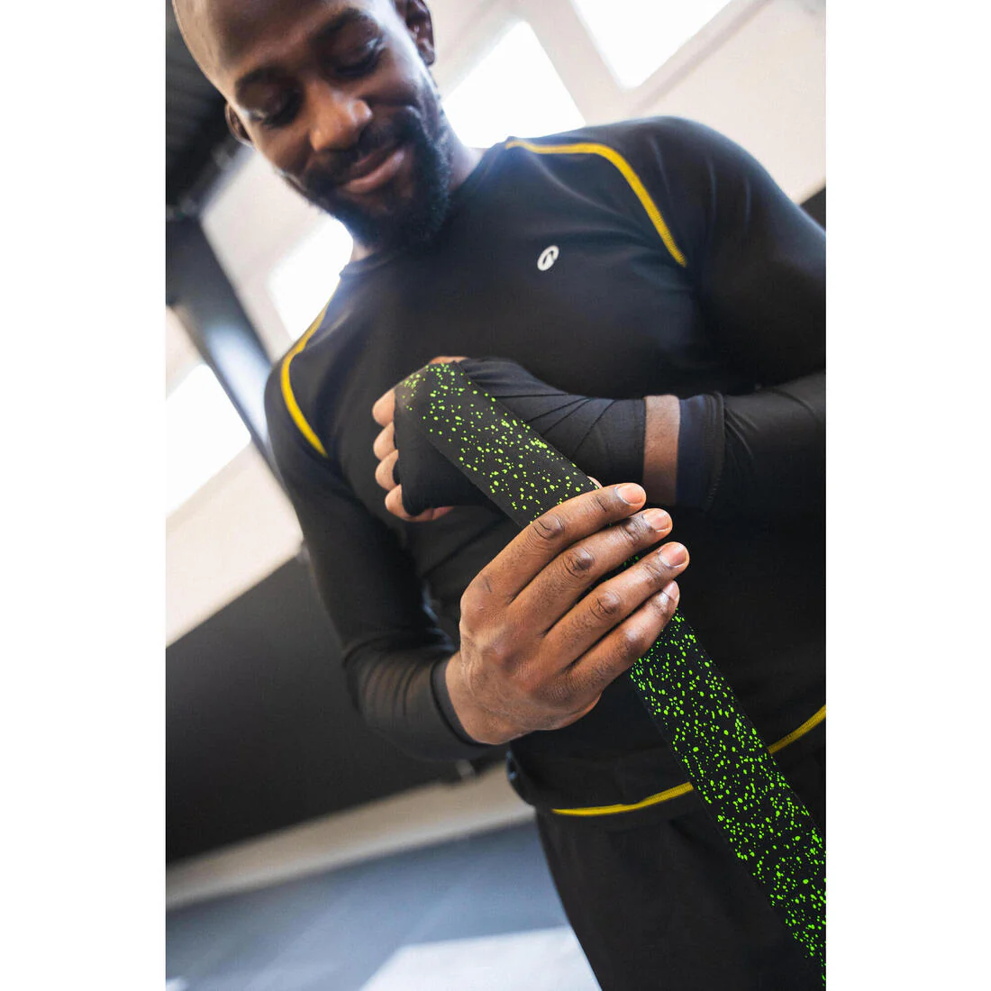 Bandes de boxe 4,5m, verte et noir - Image 5