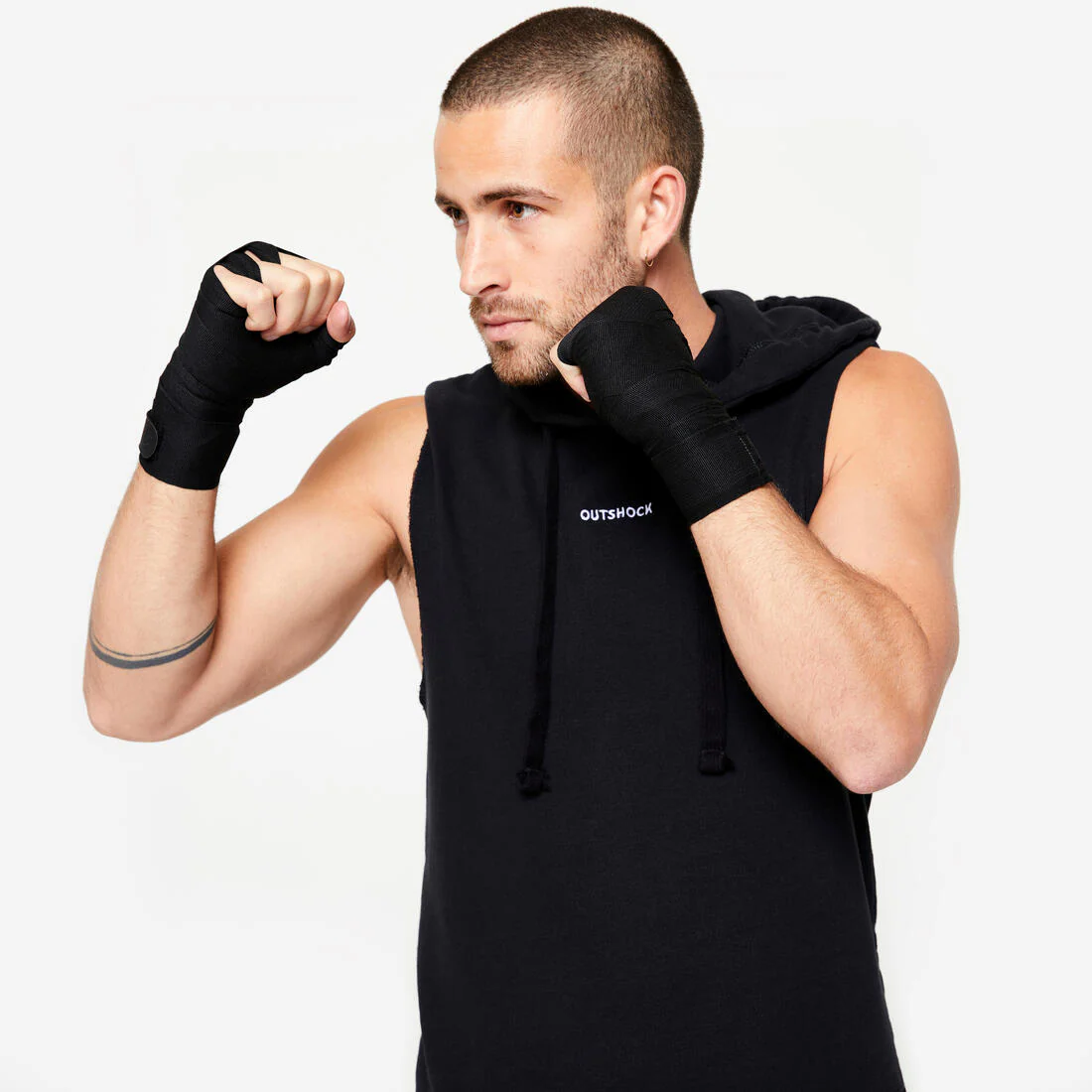 Bandes de boxe 4 m noires - Image 10