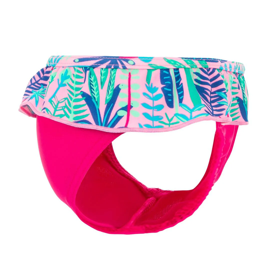 Bas de maillot de bain une pièce culotte bébé imprimé rose - Image 3