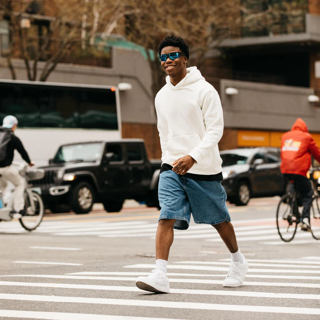 Baskets en cuir CJ80 homme blanche - Image 10