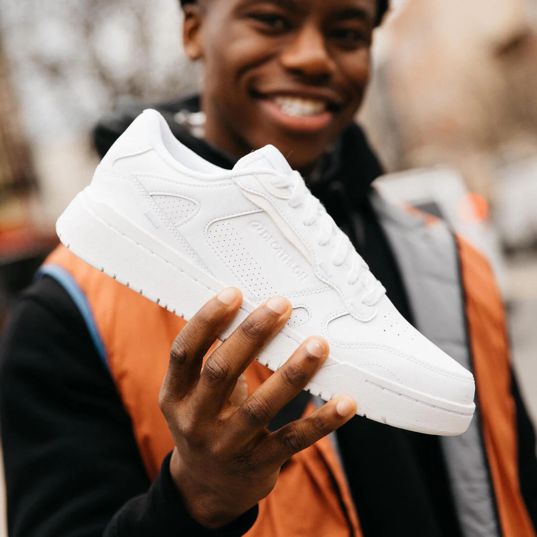 Baskets en cuir CJ80 homme blanche - Image 7