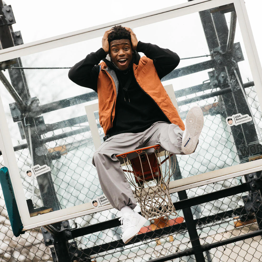 Baskets en cuir CJ80 homme blanche - Image 8