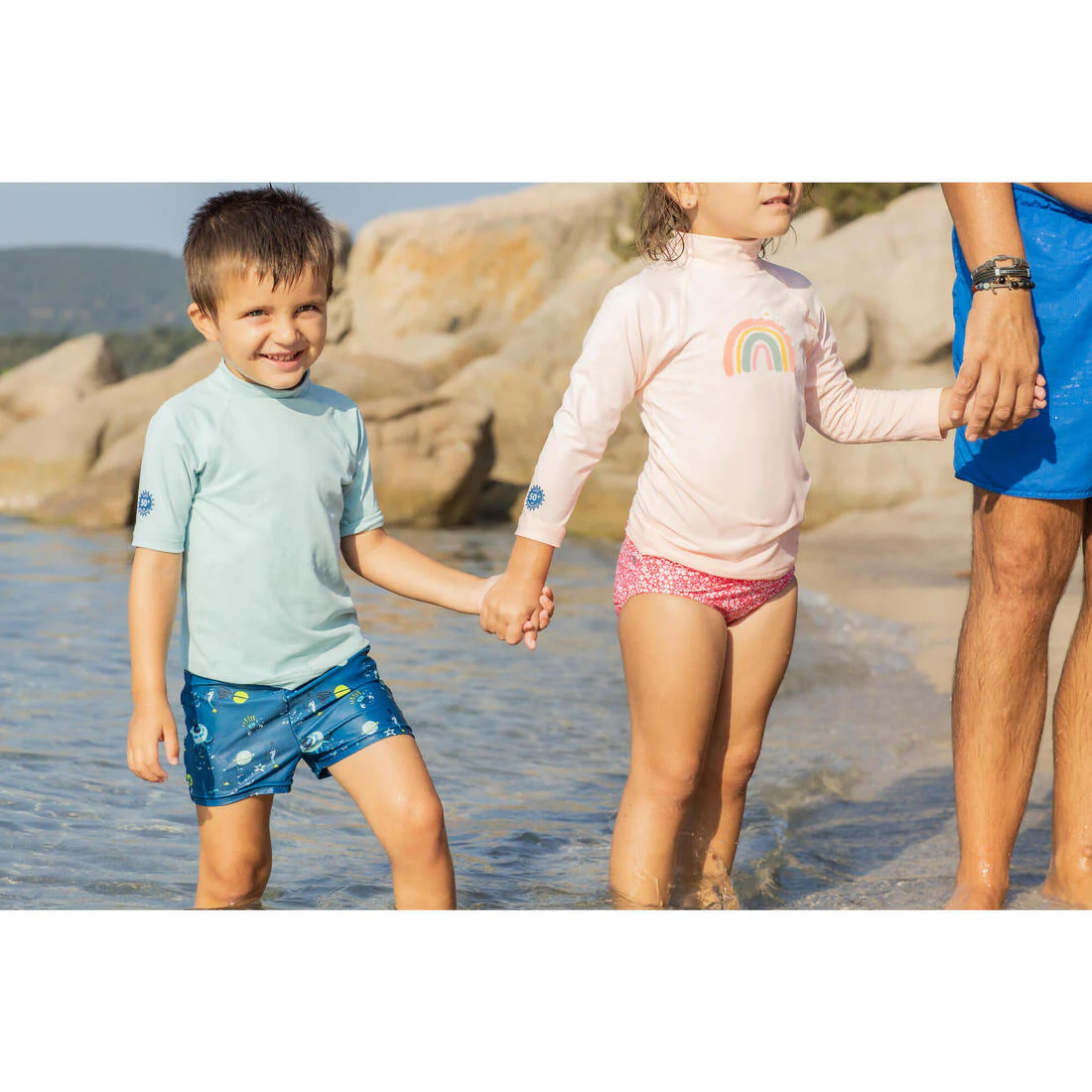 Boxer-couche de bain lavable bleu imprimé - Image 12