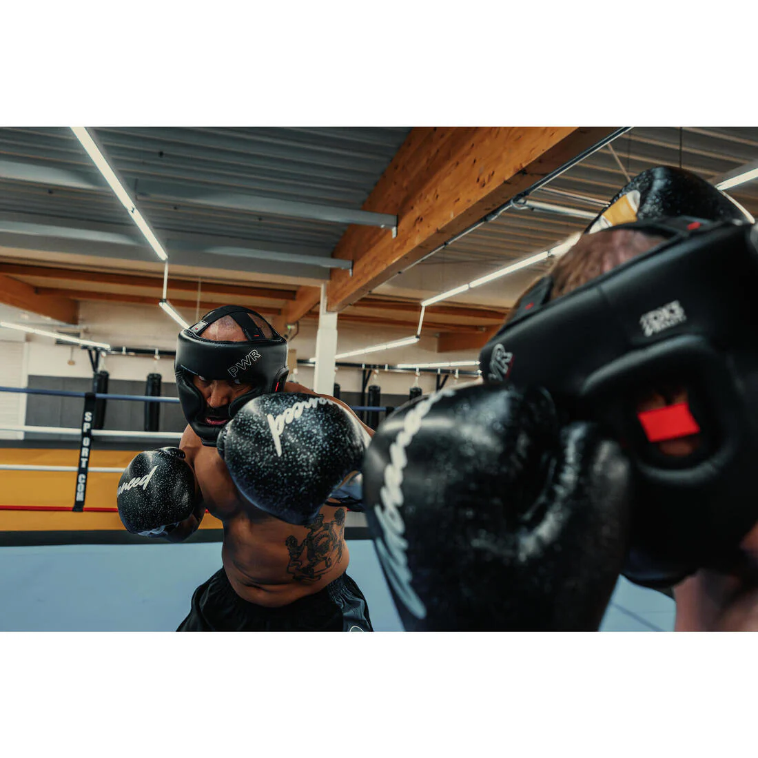 Casque de boxe adulte intégral, noir et - Image 5