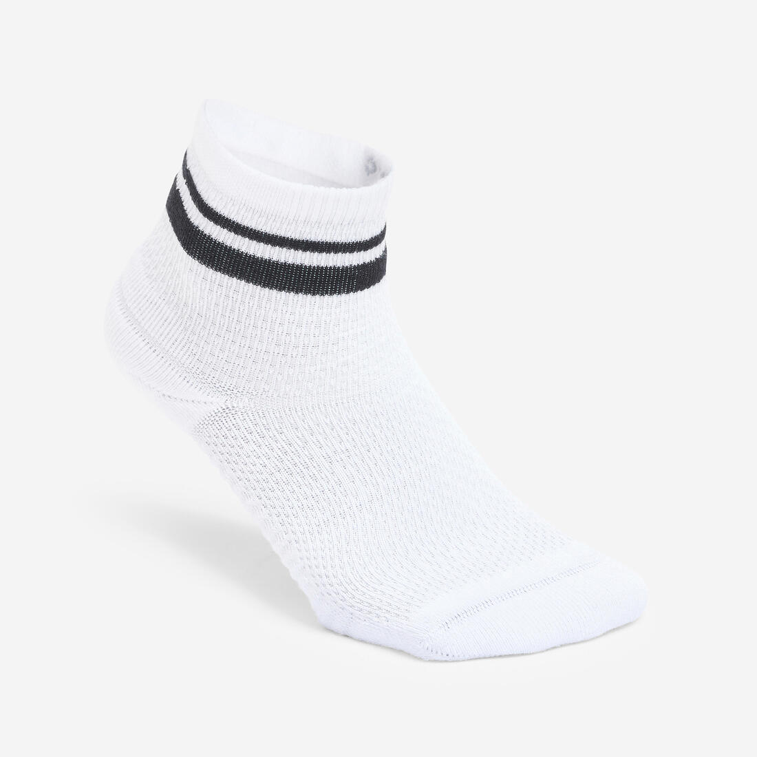 Chaussettes cheville, noir et blanc, lot de 3 - Image 3