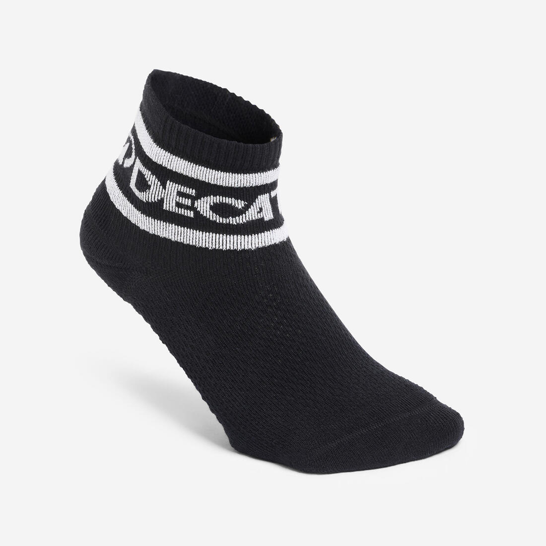 Chaussettes cheville, noir et blanc, lot de 3 - Image 4