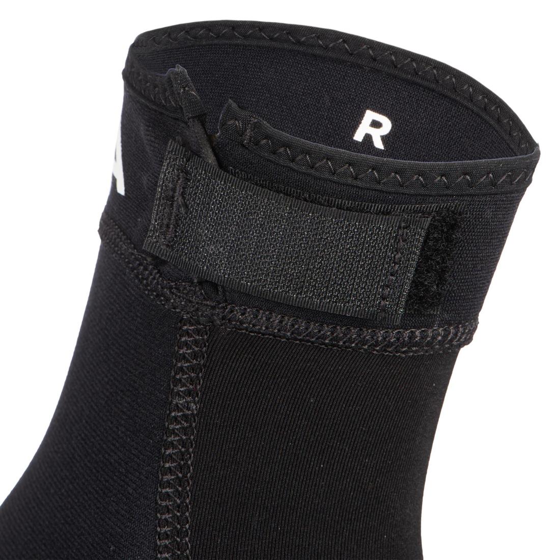 Chaussettes de beach-volley adulte BVSocks500 noires - Image 6