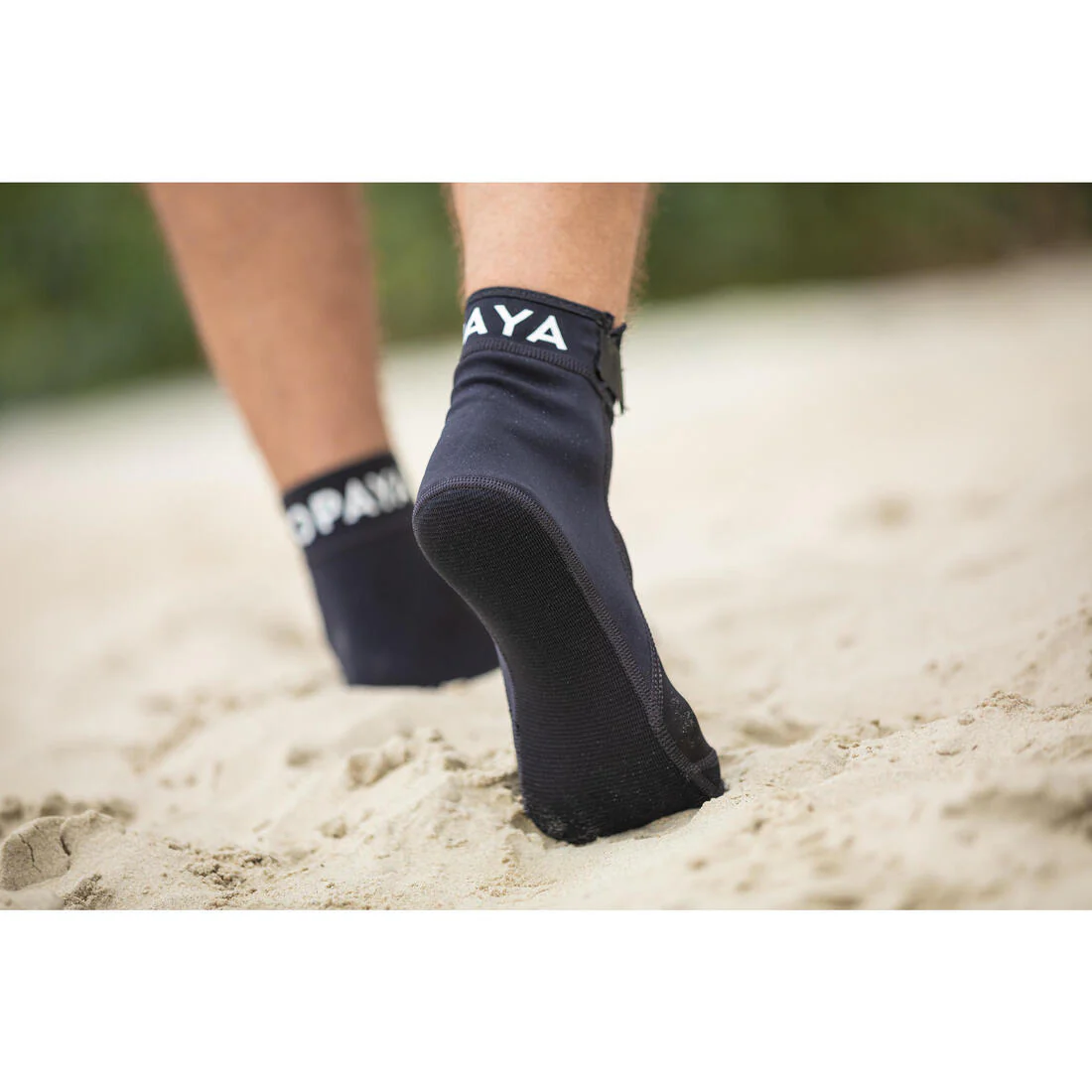 Chaussettes de beach-volley adulte BVSocks500 noires - Image 8