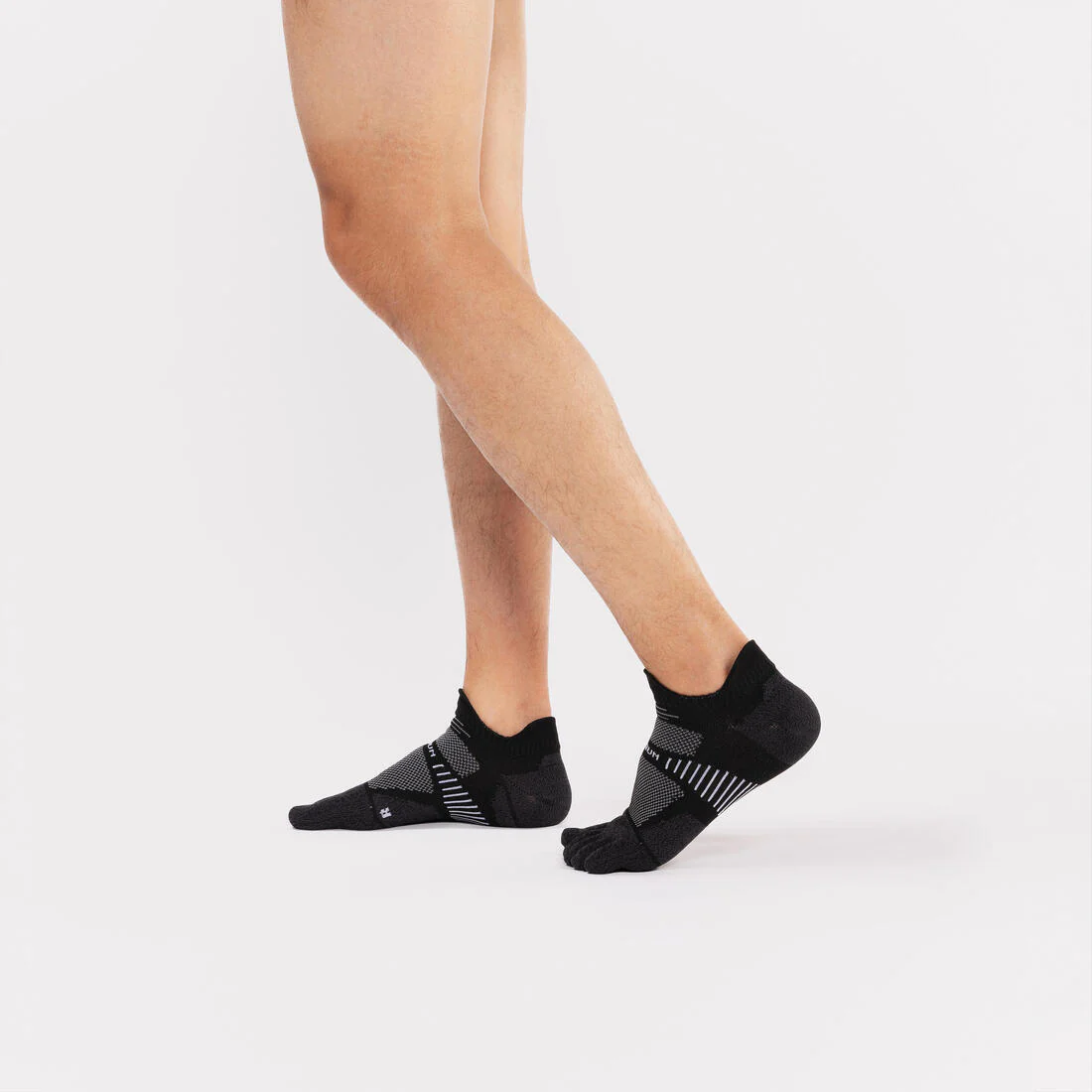 Chaussettes de running KIPRUN run900 5 orteils fines invisibles noires - Image 7