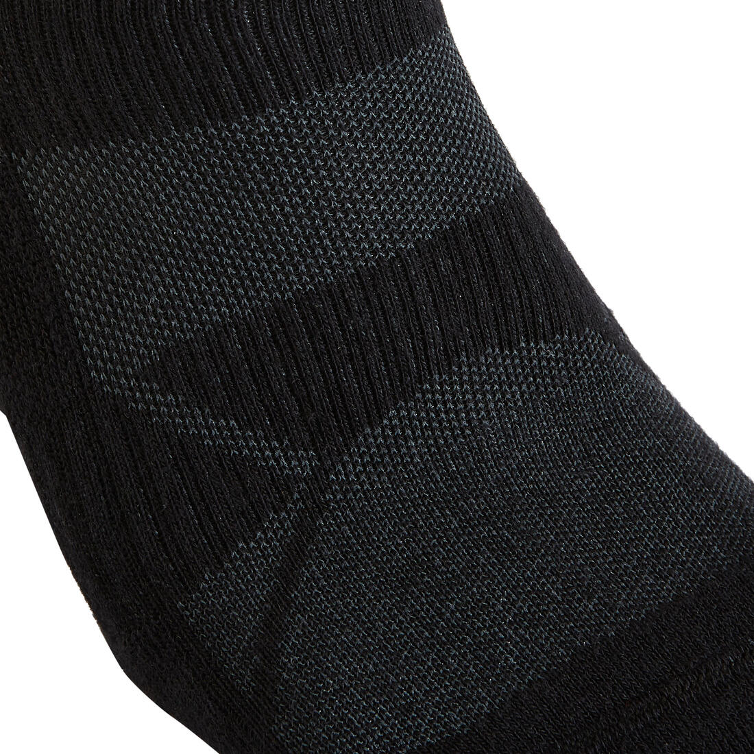 Chaussettes marche enfant WS 100 Mid noir (3 paires) - Image 4