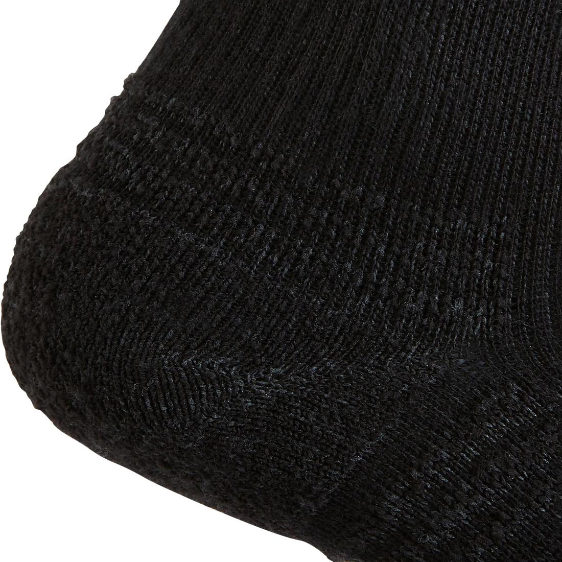 Chaussettes marche enfant WS 100 Mid noir (3 paires) - Image 6