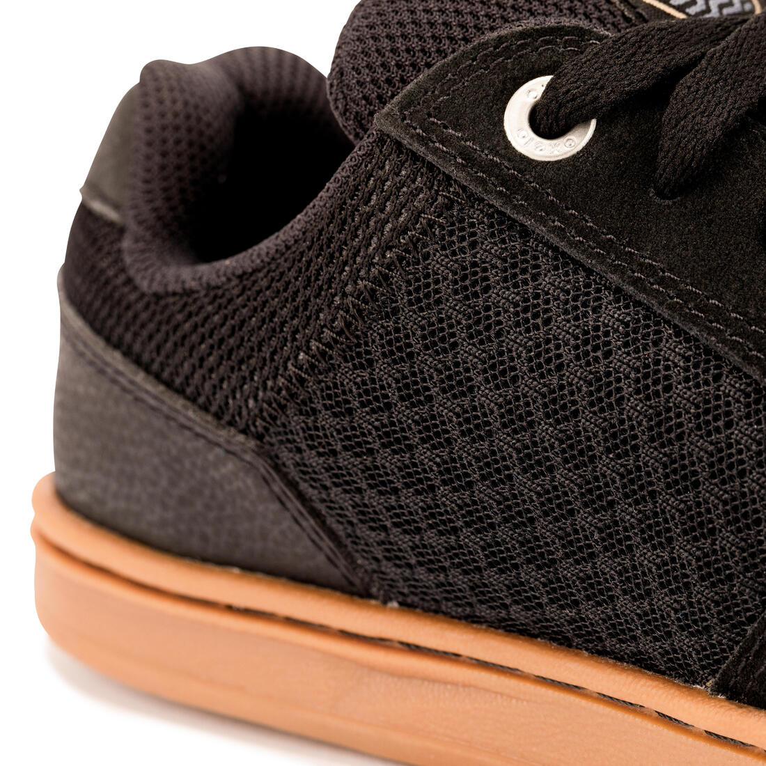 Chaussures basses de skateboard pour enfant CRUSH 500 grise et noire - Image 14