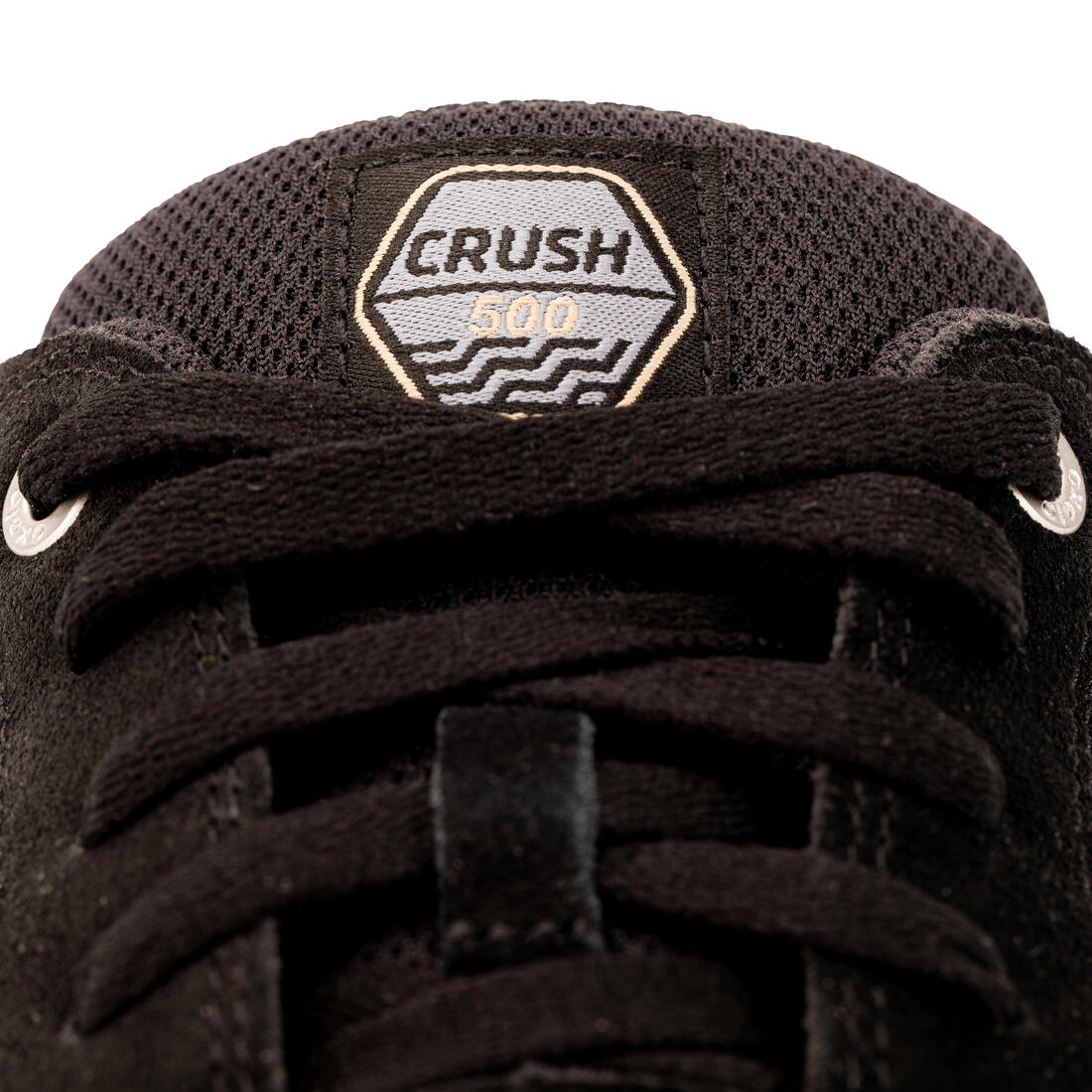 Chaussures basses de skateboard pour enfant CRUSH 500 grise et noire - Image 17