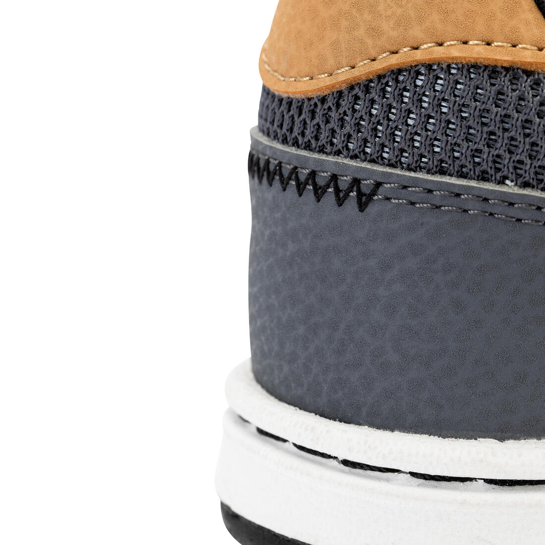 Chaussures basses de skateboard pour enfant CRUSH 500 grise et noire - Image 21