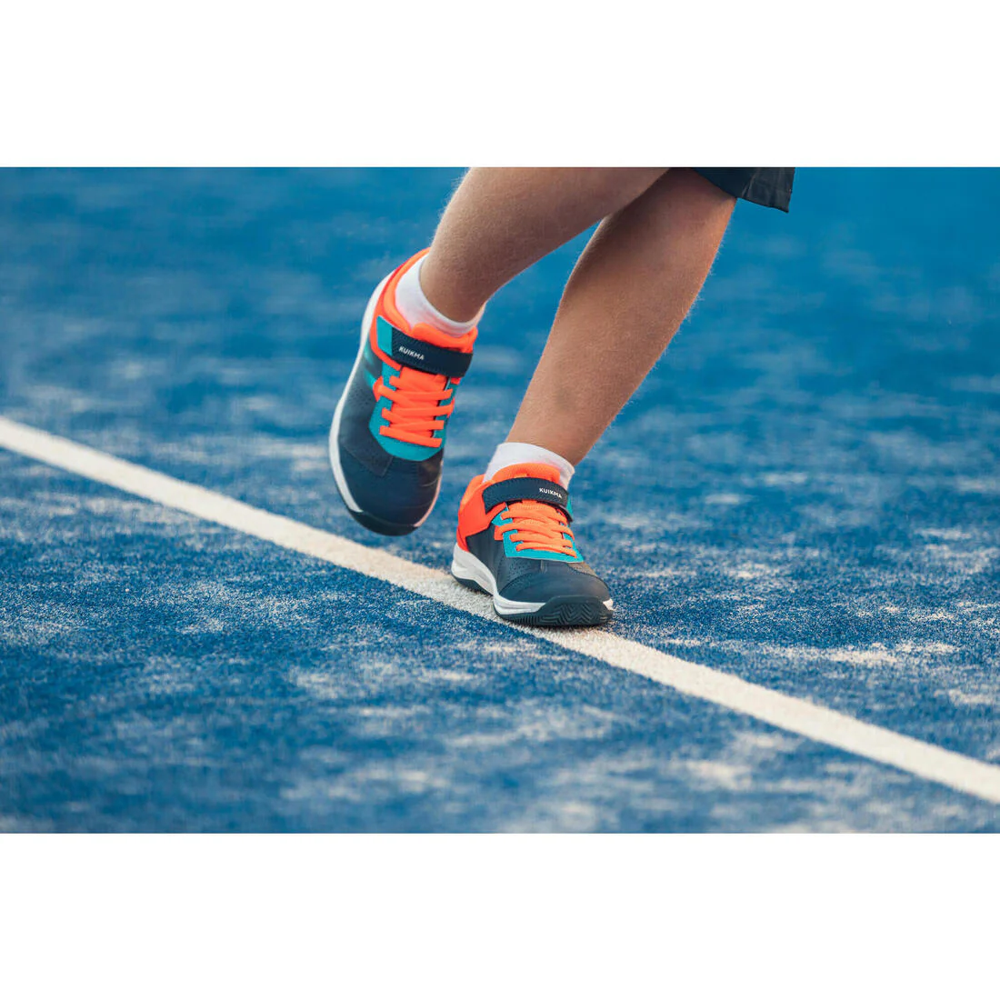 Chaussures de padel Enfant - PS 190 bleu rouge - Image 11