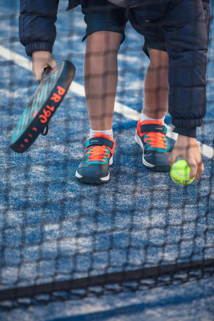 Chaussures de padel Enfant - PS 190 bleu rouge - Image 12