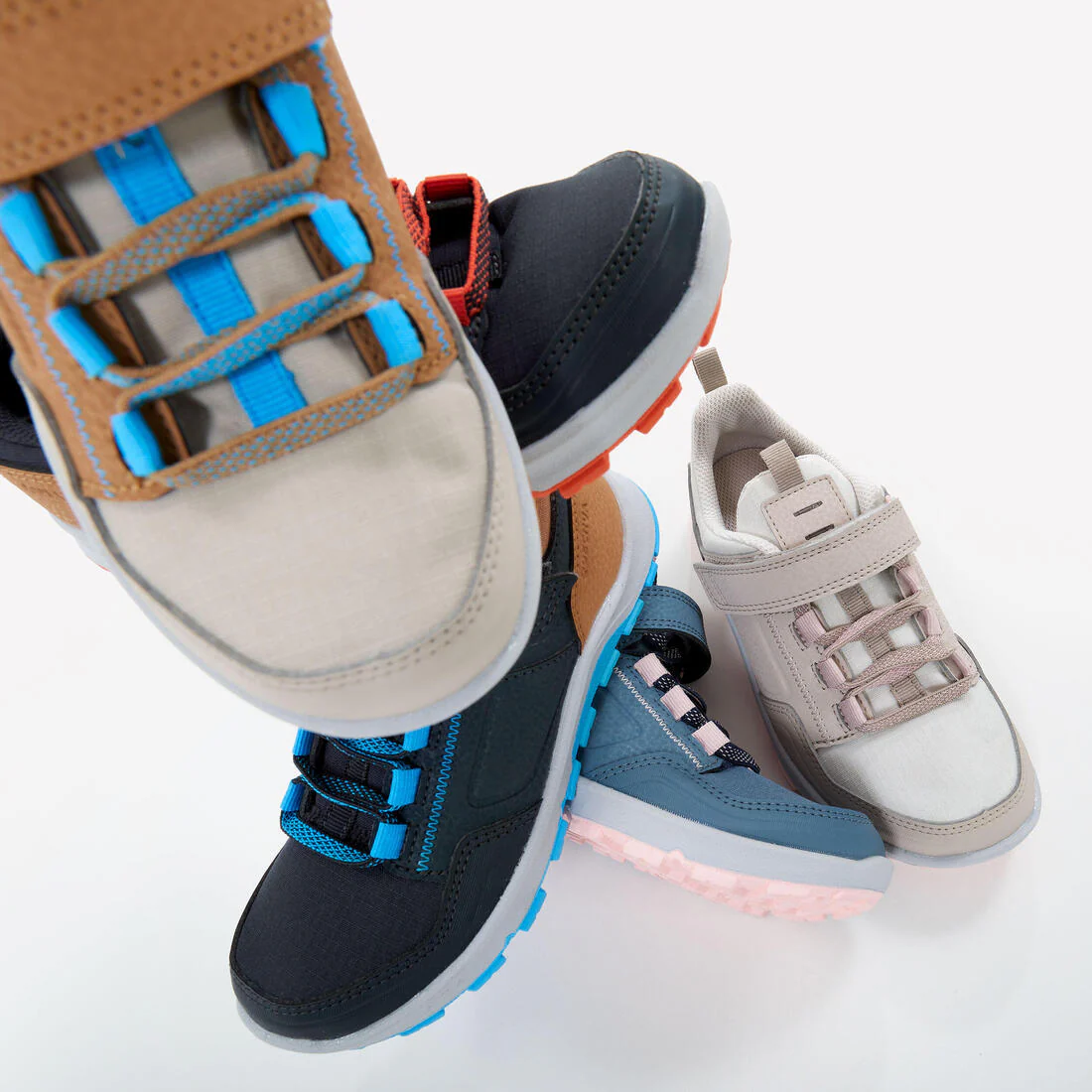 Chaussures de randonnée déperlantes à scratch 28 au 34 enfant, NH500 - Image 19