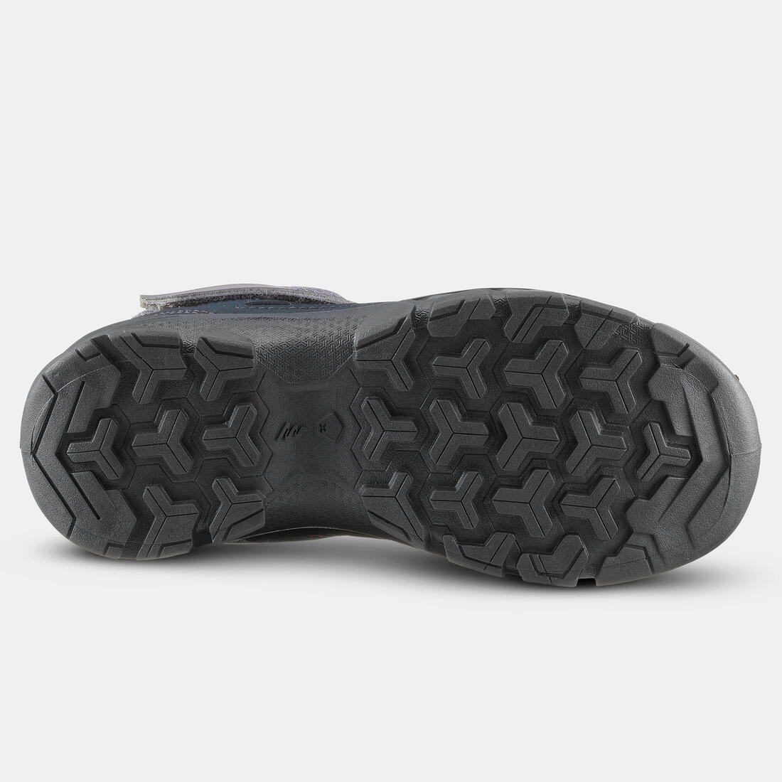 Chaussures de randonnée mid à scratch 24 au 34 enfant, NH100 gris - Image 4