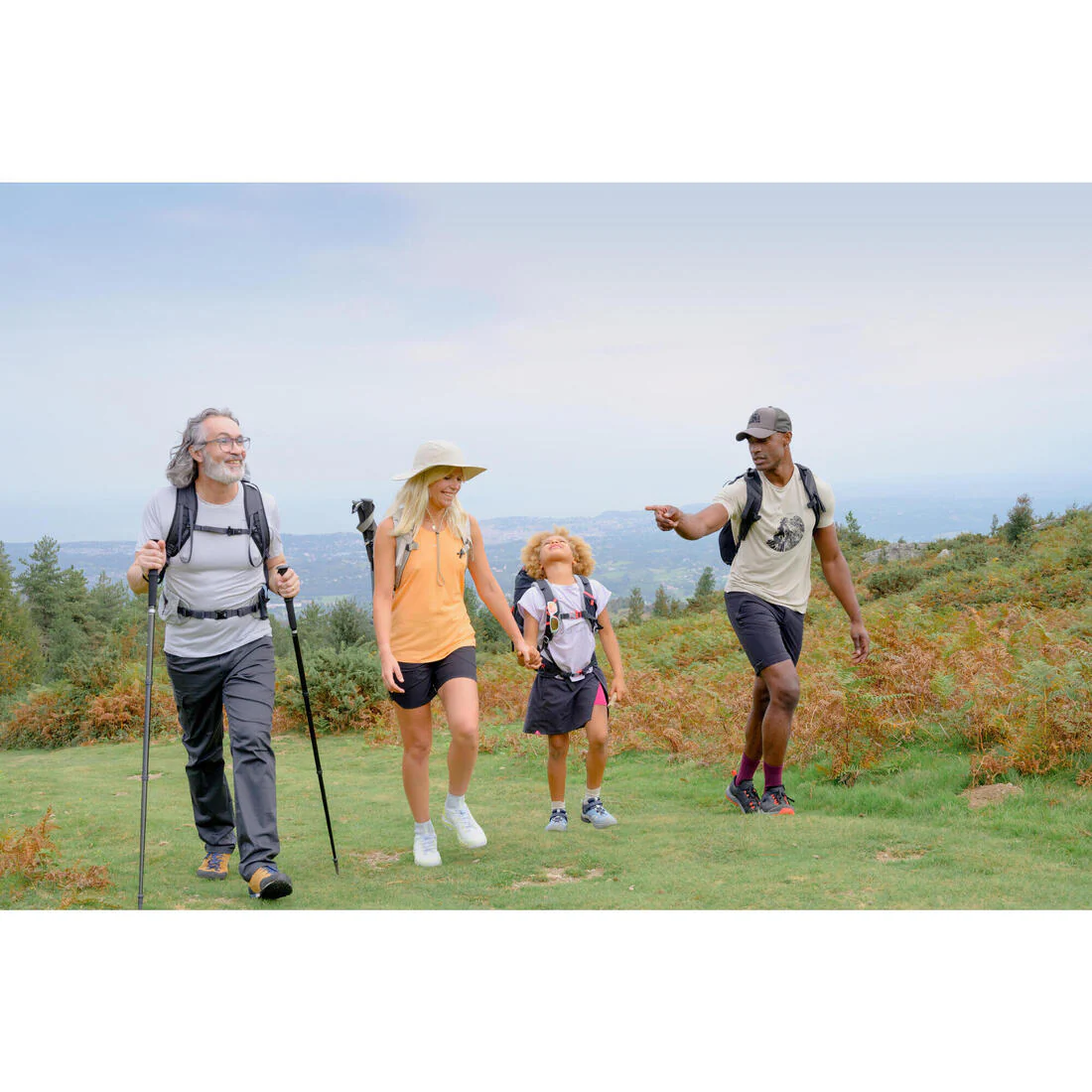 Chaussures de randonnée montagne imperméables, homme MH500 bleues - Image 16