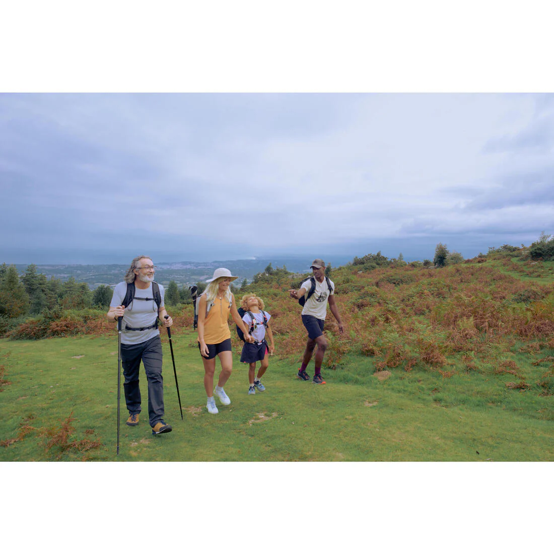 Chaussures de randonnée montagne imperméables, homme MH500 bleues - Image 18
