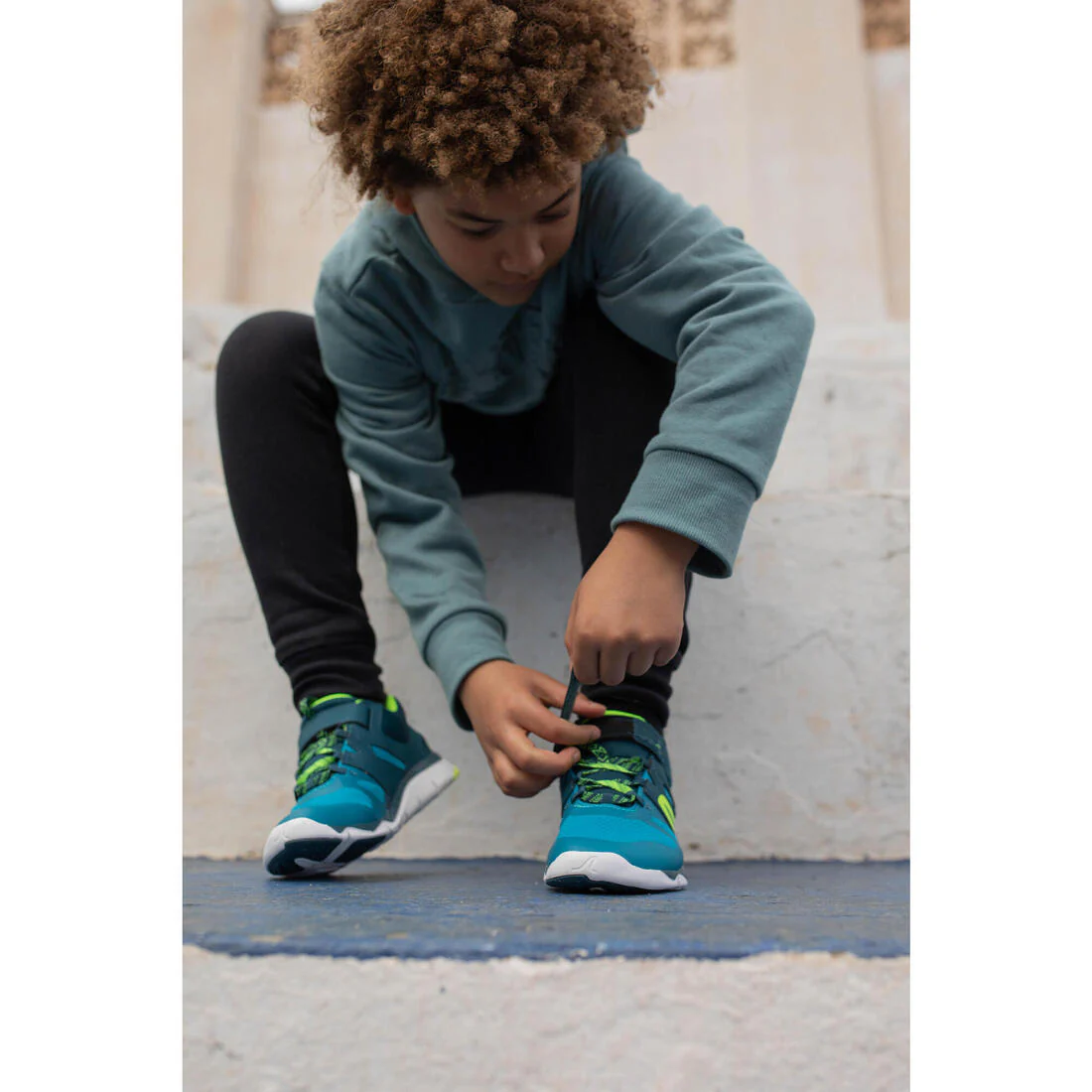 Chaussures enfant à scratch légères et respirantes PW 540 JR - Image 17