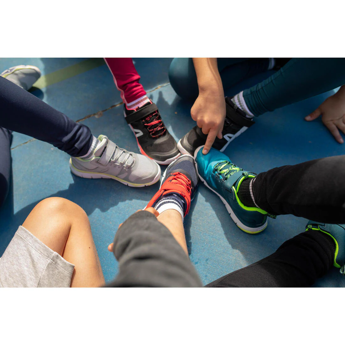 Chaussures enfant à scratch légères et respirantes PW 540 JR - Image 21