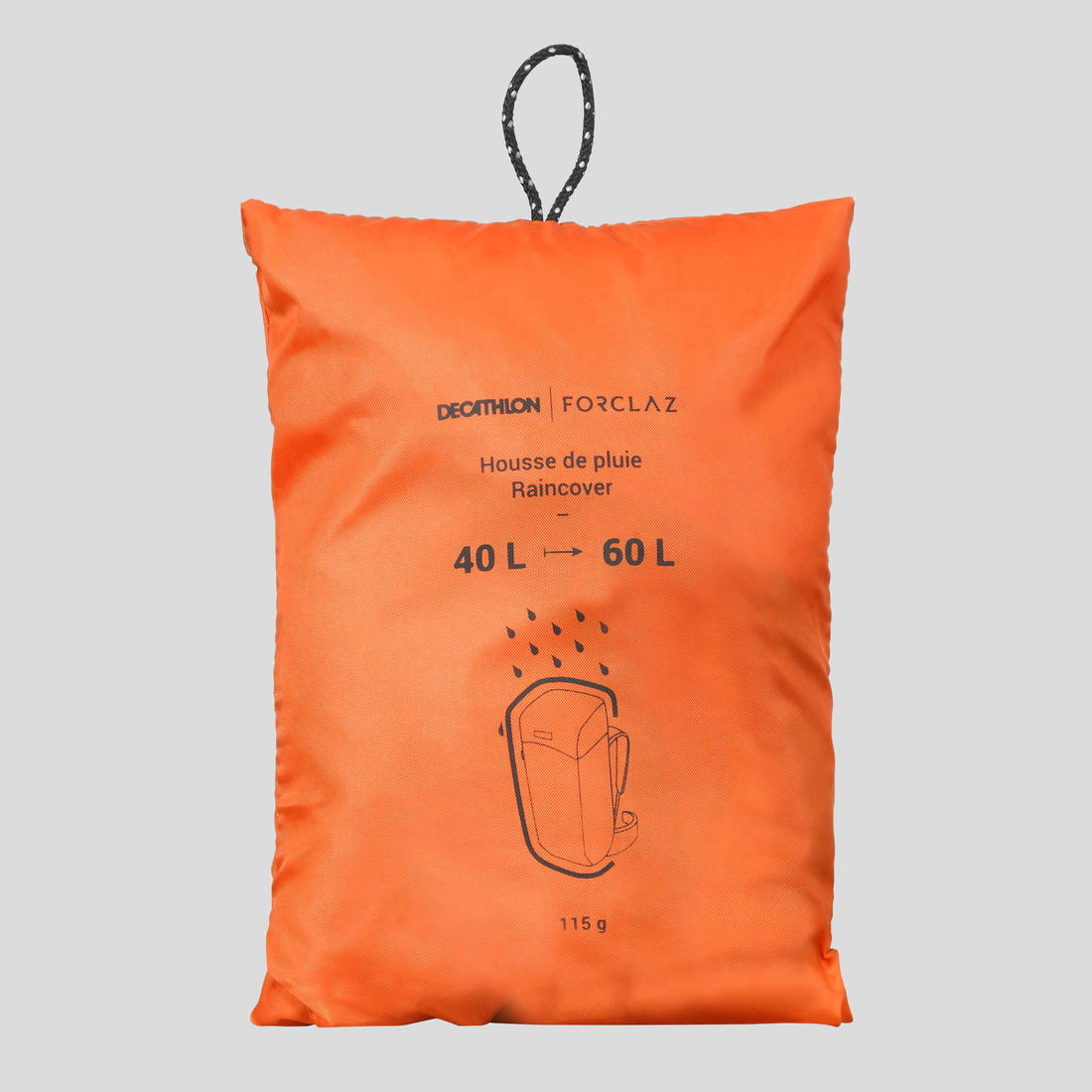 Housse de pluie basique pour sac à dos de trekking - 40/60l - Image 3