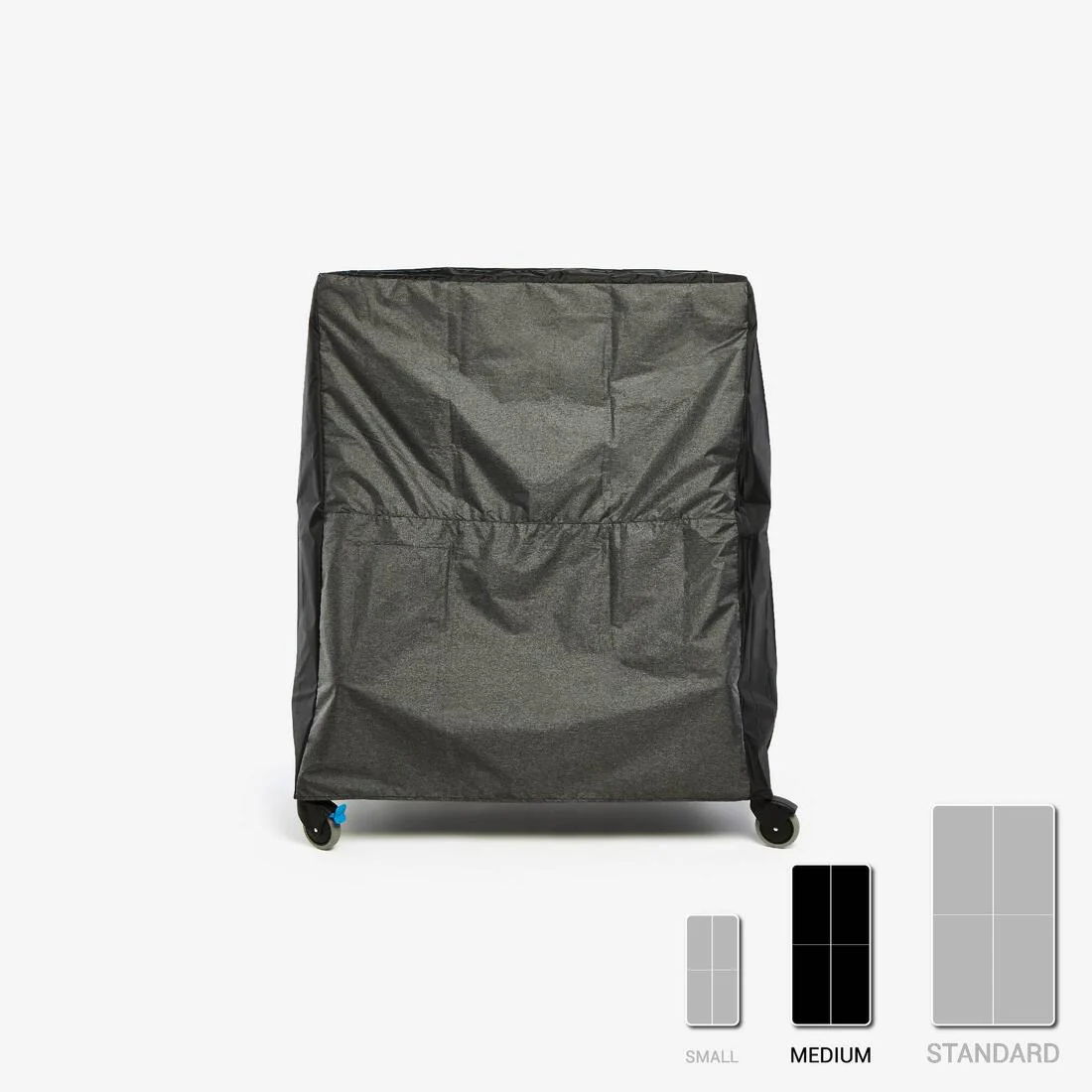 Housse pour table de ping pong de taille medium repliée - PPTC 530 Medium gris - Image 3