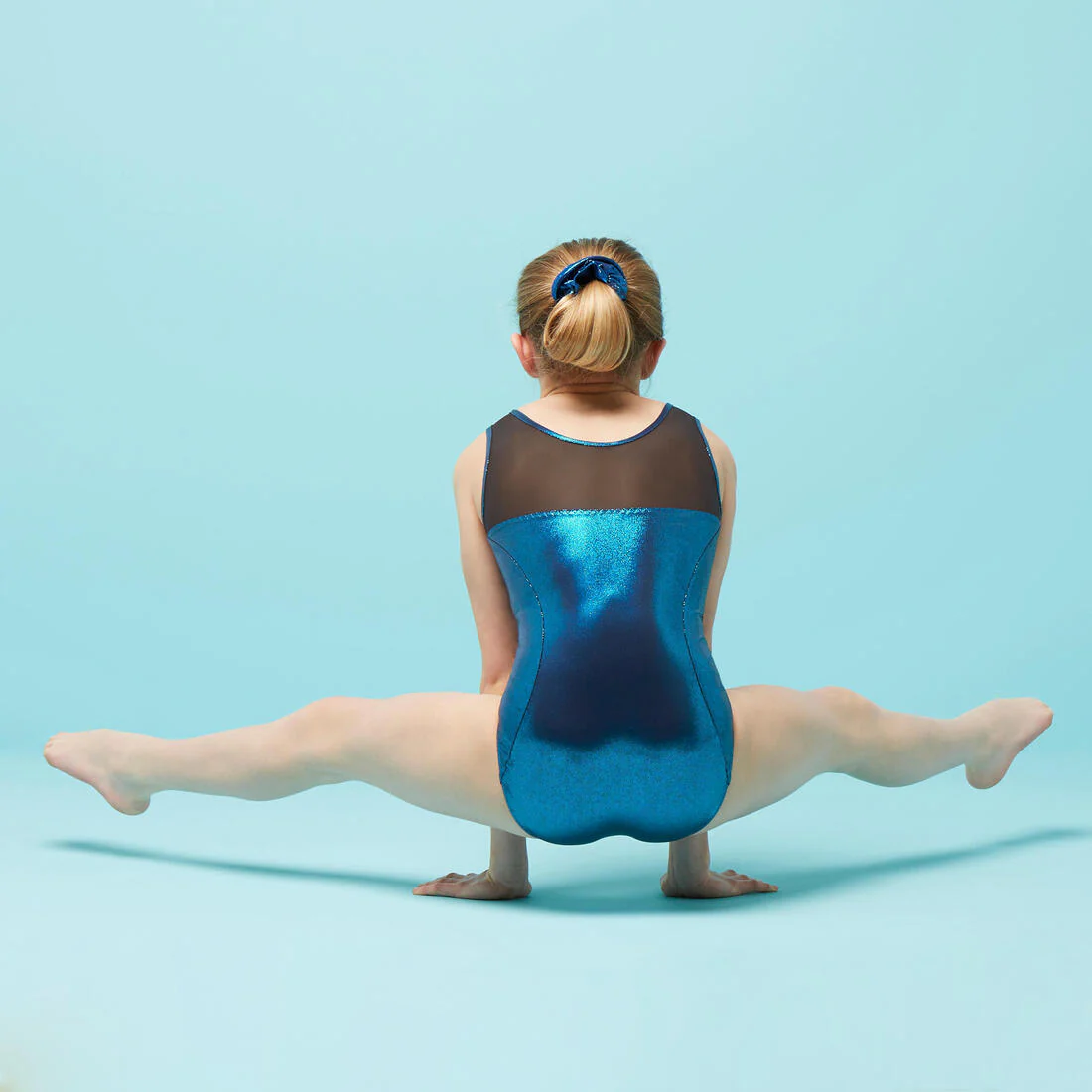 Justaucorps sans manche bleu Gymnastique Artistique Féminine - Image 5