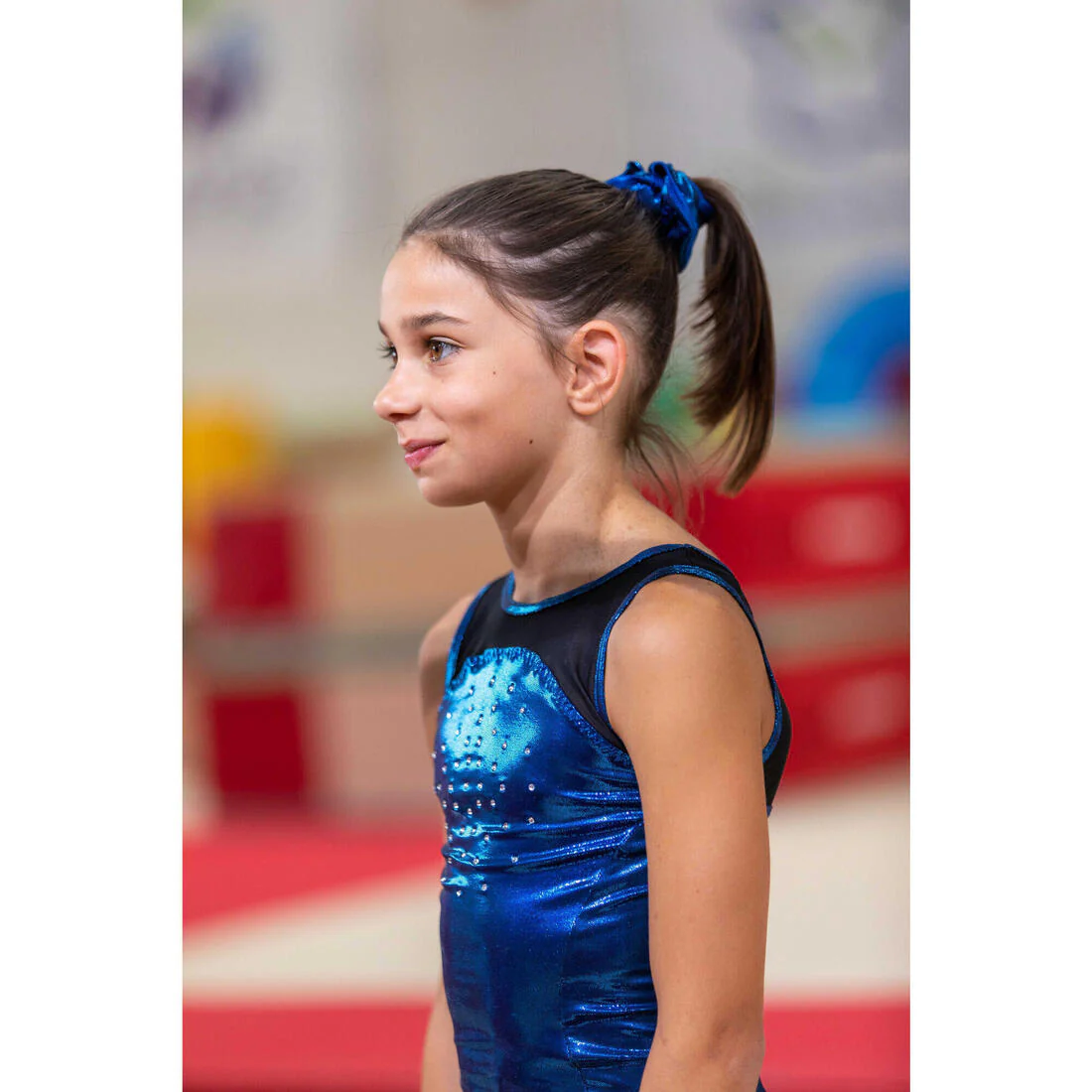 Justaucorps sans manche bleu Gymnastique Artistique Féminine - Image 6