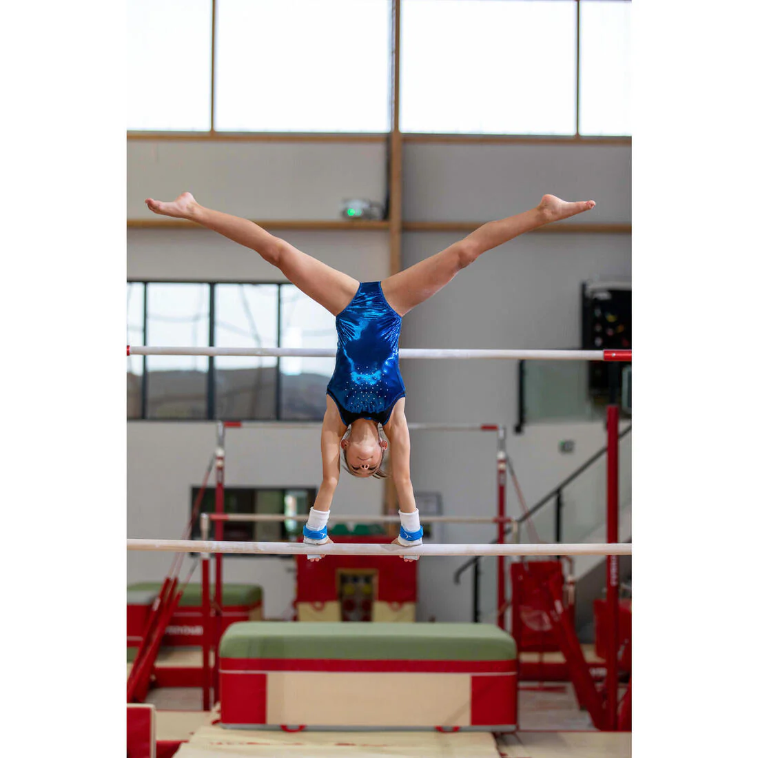Justaucorps sans manche bleu Gymnastique Artistique Féminine - Image 8