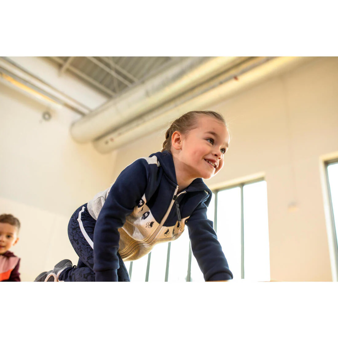 Legging chaud enfant - 120 Bleu avec motifs - Image 9