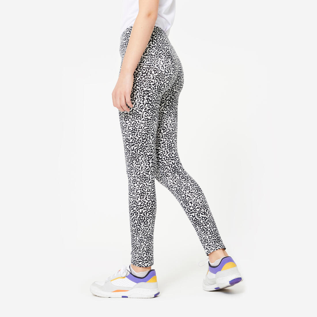 Legging coton fille, imprimé - Image 4