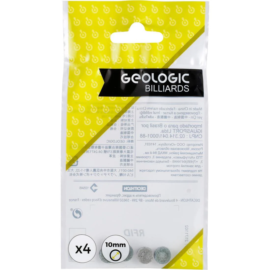 Lot de 4 procédés de 10 mm pour queue de billard snooker/ anglais - Image 6