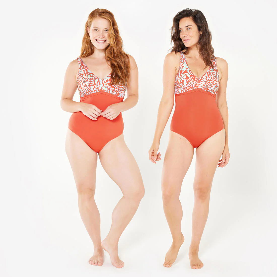 Maillot de bain 1 pièce aquafitness Femme - Rosy - Image 6