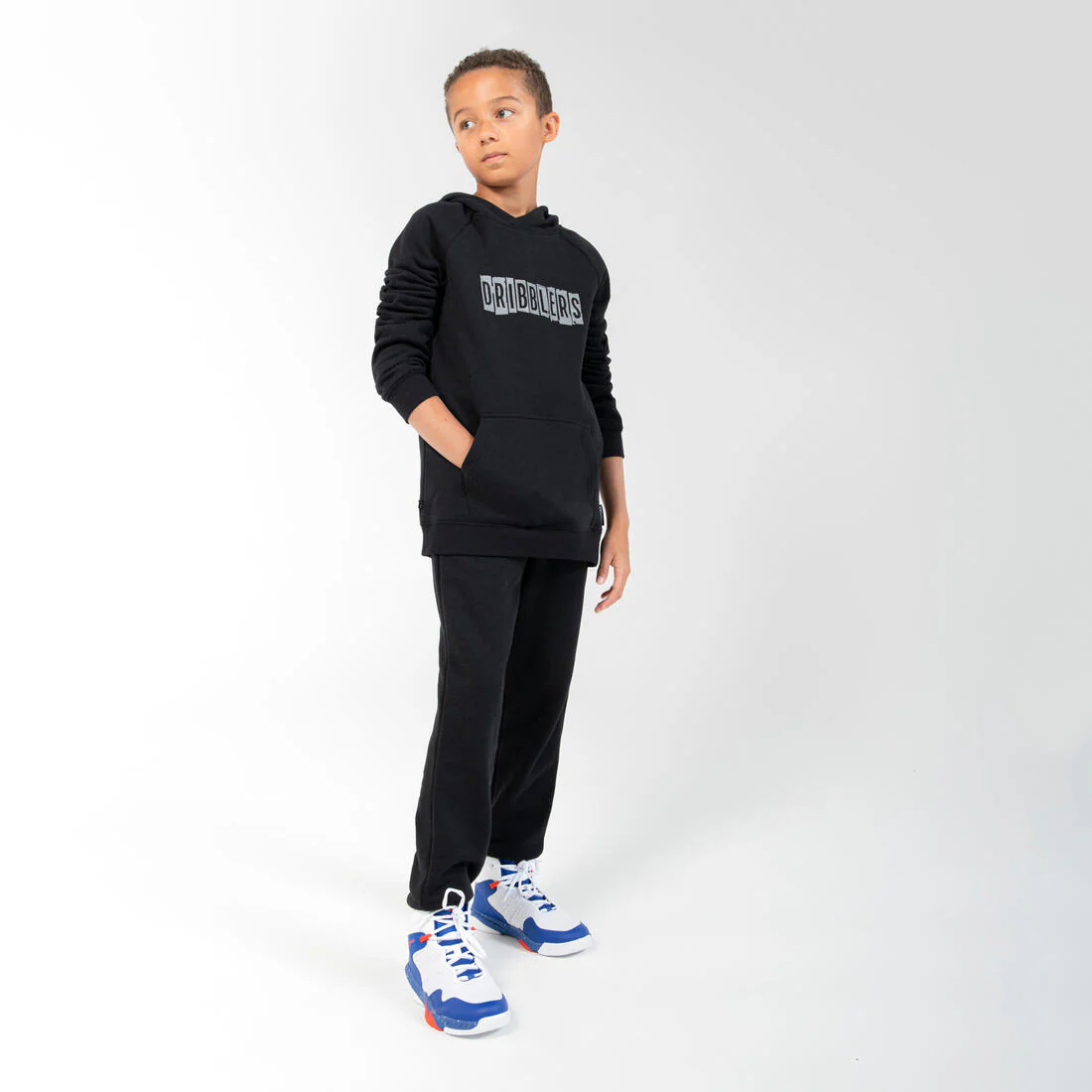 PANTALON DE BASKETBALL SUREVÊTEMENT ENFANT - P100 NOIR - Image 3