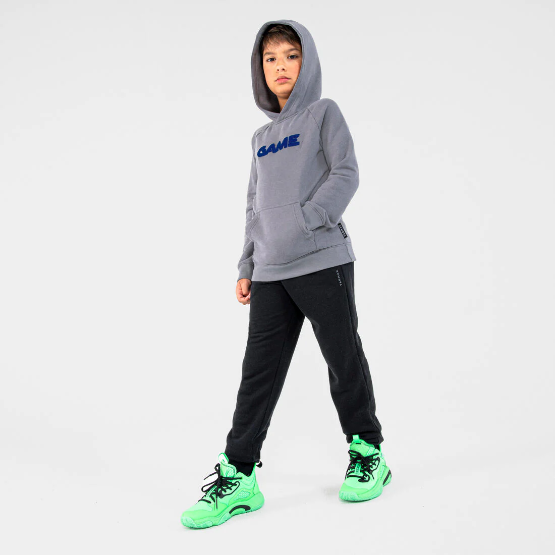 PANTALON DE BASKETBALL SUREVÊTEMENT ENFANT - P100 NOIR - Image 5