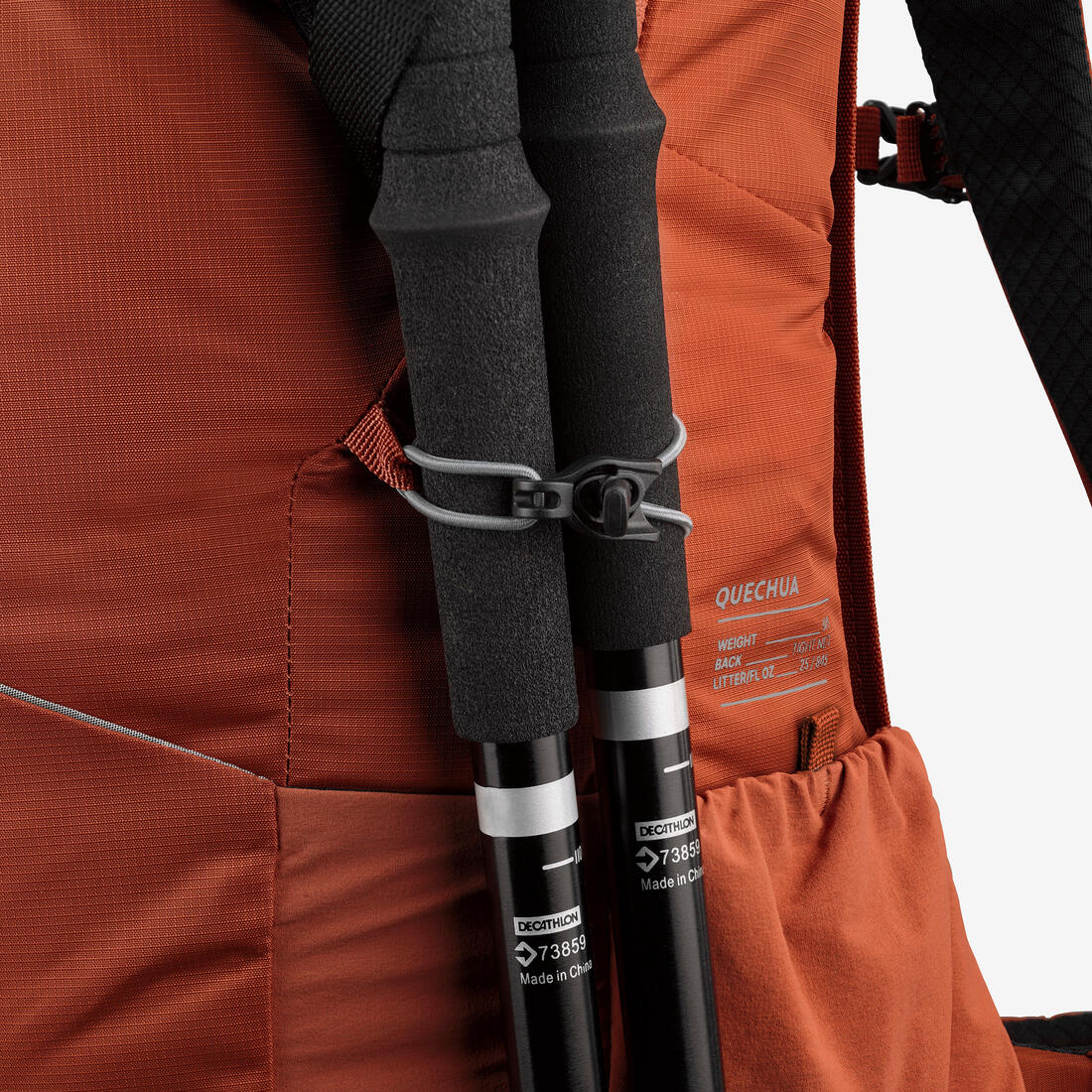 Sac à dos de randonnée ventilé 25L, MH500 khaki - Image 36