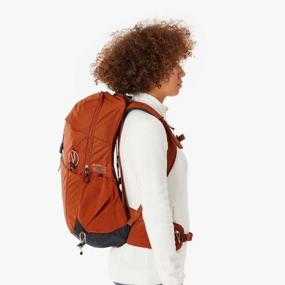 Sac à dos de randonnée ventilé 25L, MH500 khaki - Image 53