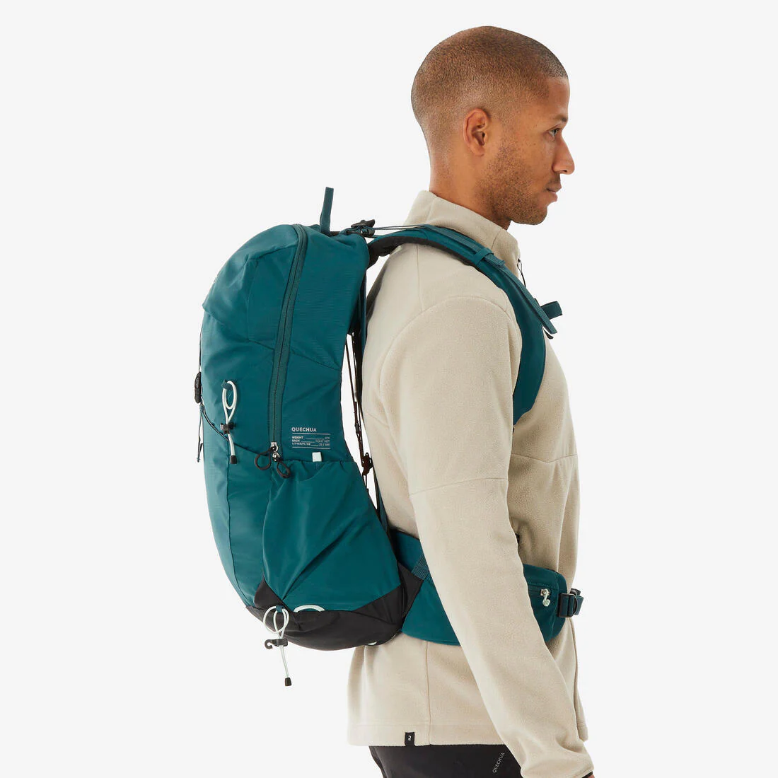 Sac à dos de randonnée ventilé 25L, MH500 khaki - Image 57