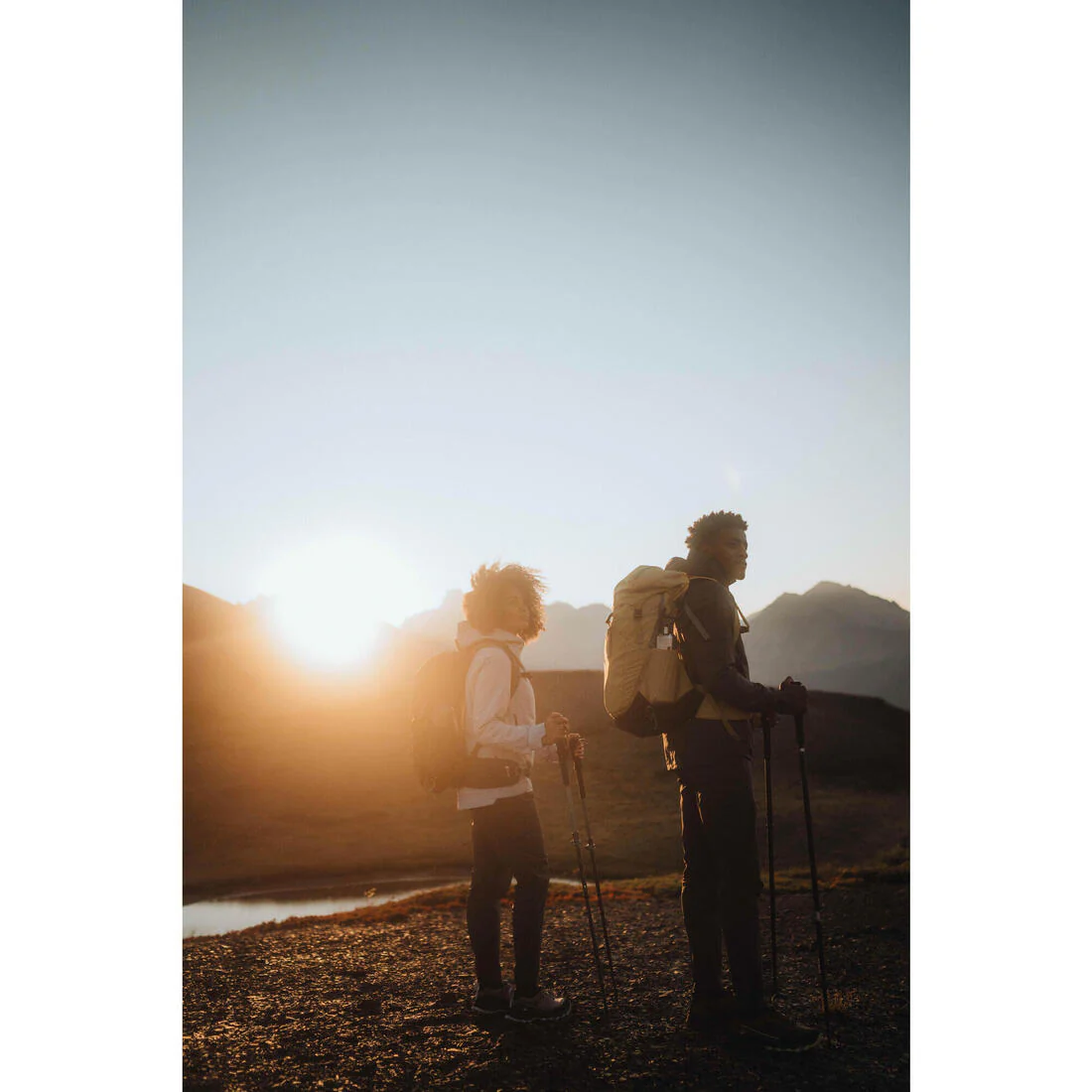 Sac à dos de randonnée ventilé 25L, MH500 khaki - Image 61