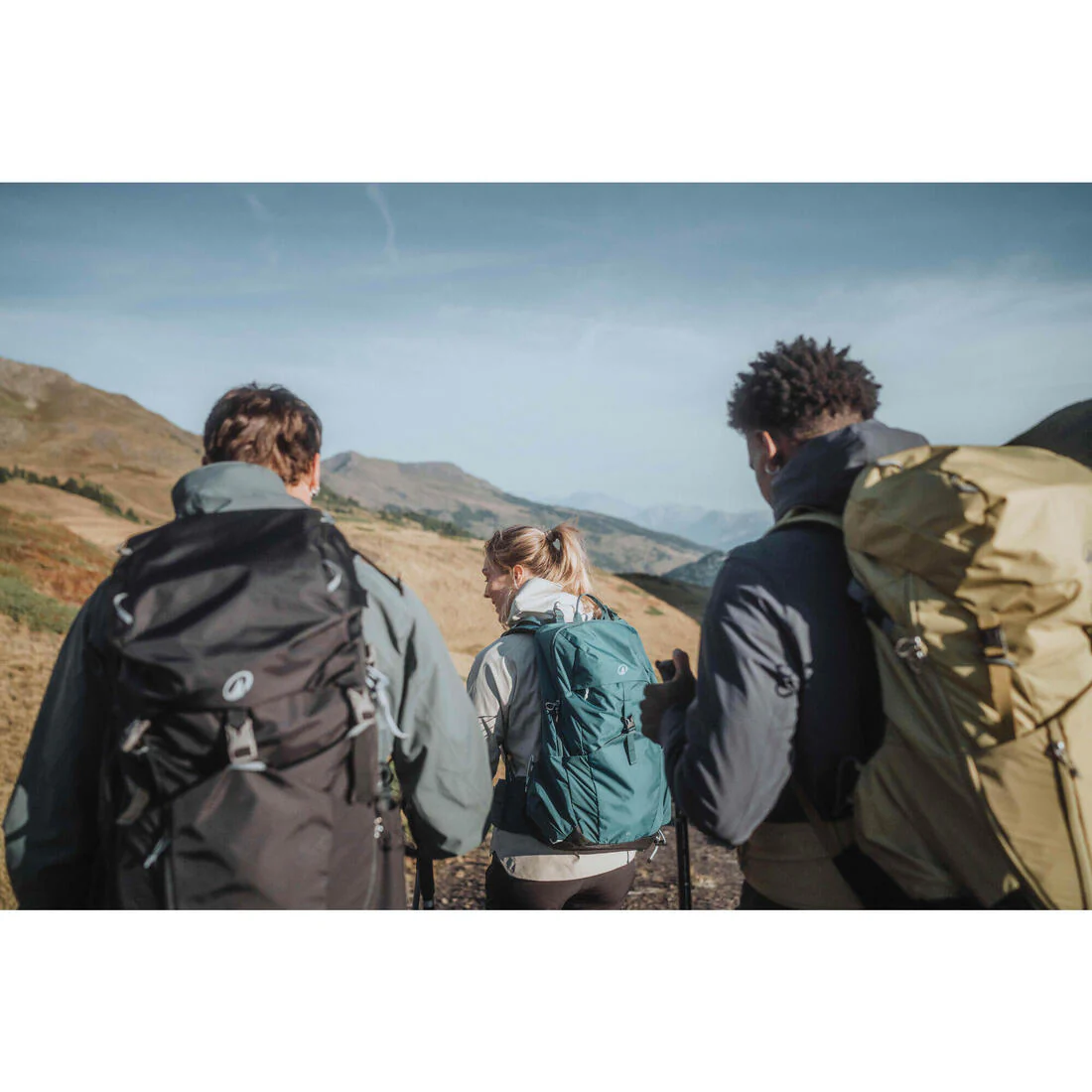 Sac à dos de randonnée ventilé 25L, MH500 khaki - Image 63