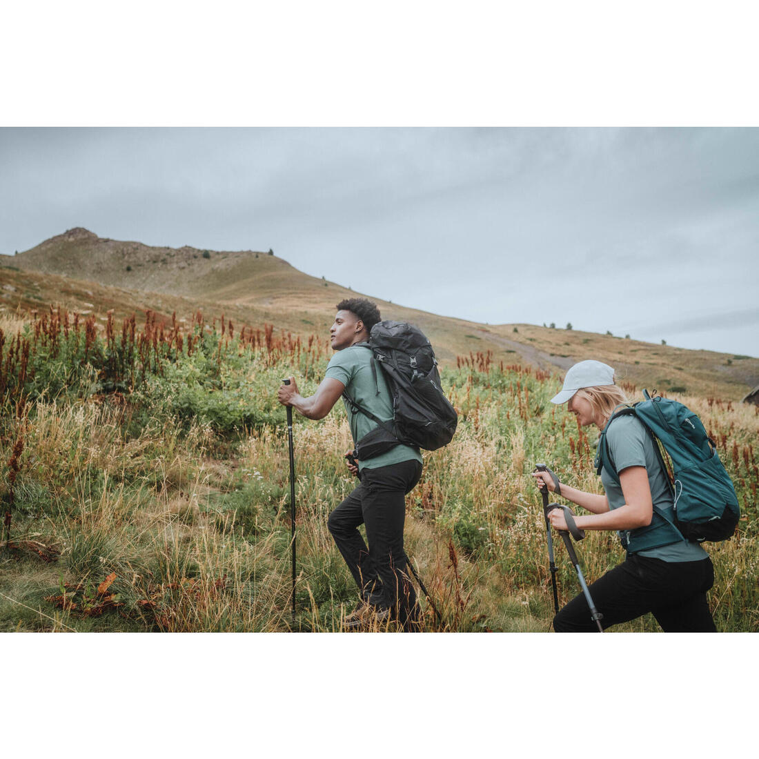 Sac à dos de randonnée ventilé 25L, MH500 khaki - Image 64
