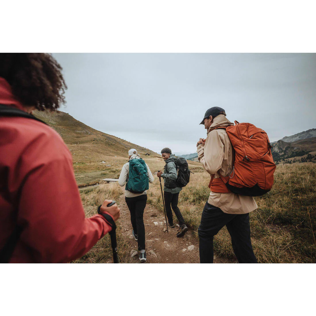 Sac à dos de randonnée ventilé 25L, MH500 khaki - Image 71